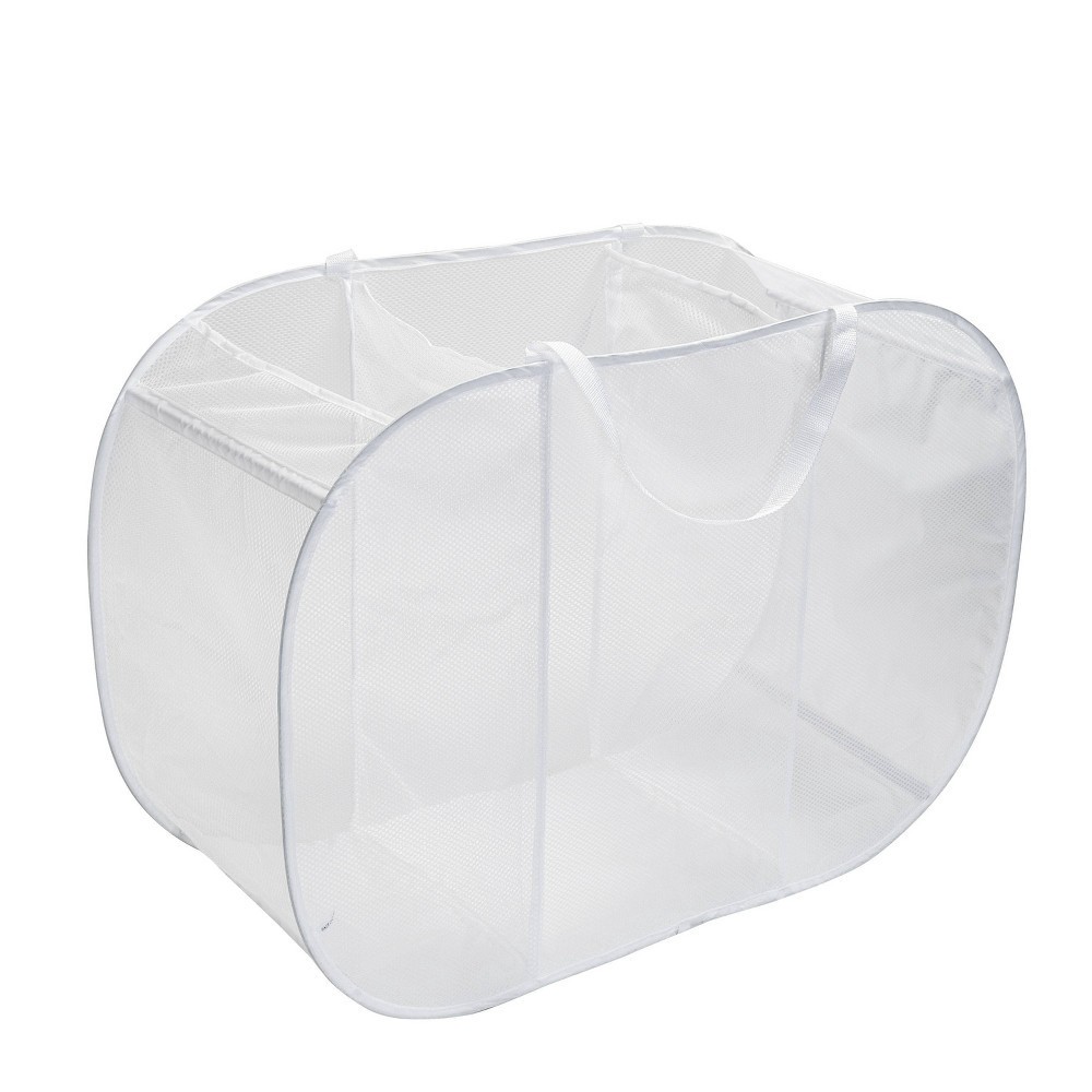 slide 2 of 5, Pop Up Foldable Laundry Sorter White - Room Essentials, 1 ct