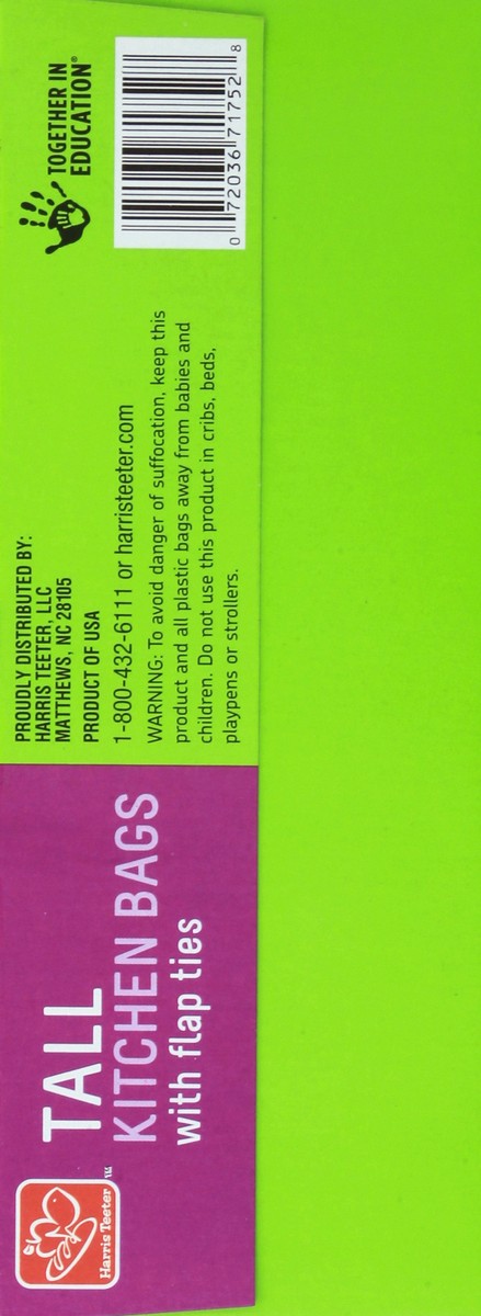 slide 2 of 5, Harris Teeter Tall Kitchn Bag W/ Flptop, 35 ct