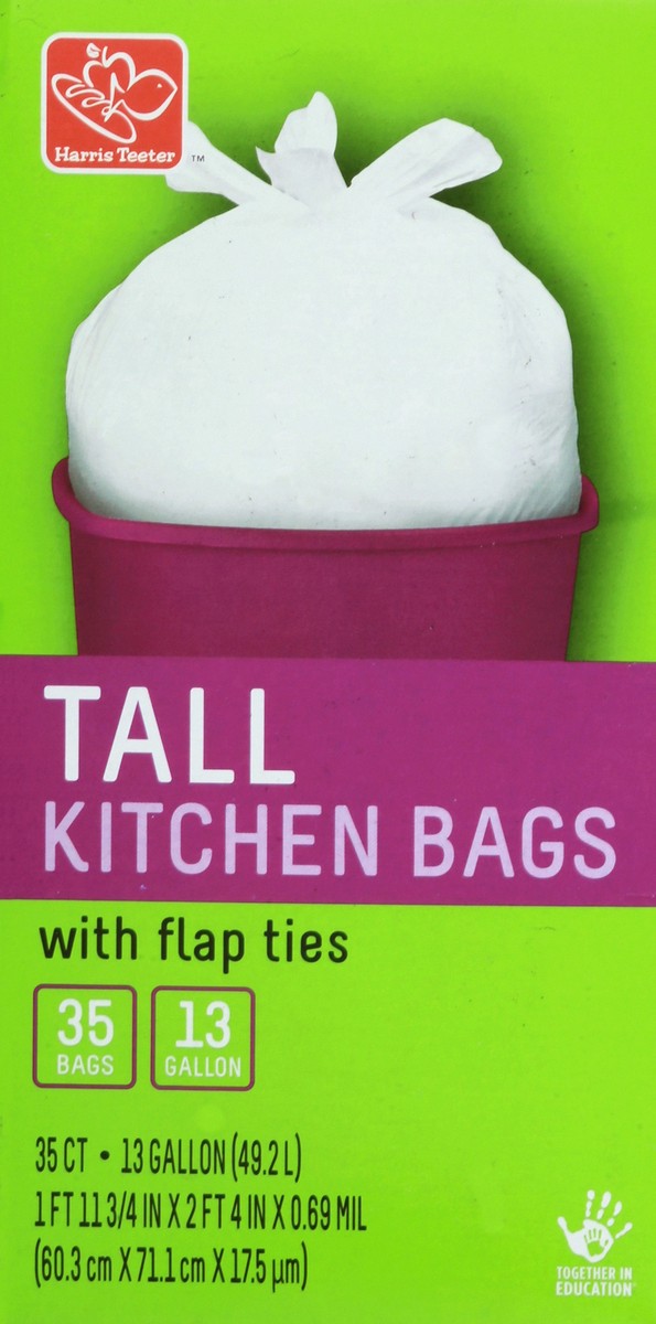 slide 3 of 5, Harris Teeter Tall Kitchn Bag W/ Flptop, 35 ct