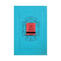 Penguin Publishing Burn After Writing - by Sharon Jones (Paperback)