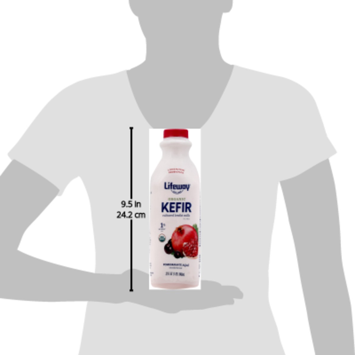 slide 10 of 11, Lifeway 1% Organic Pomegranate Acai Kefir 32 fl oz, 32 fl oz