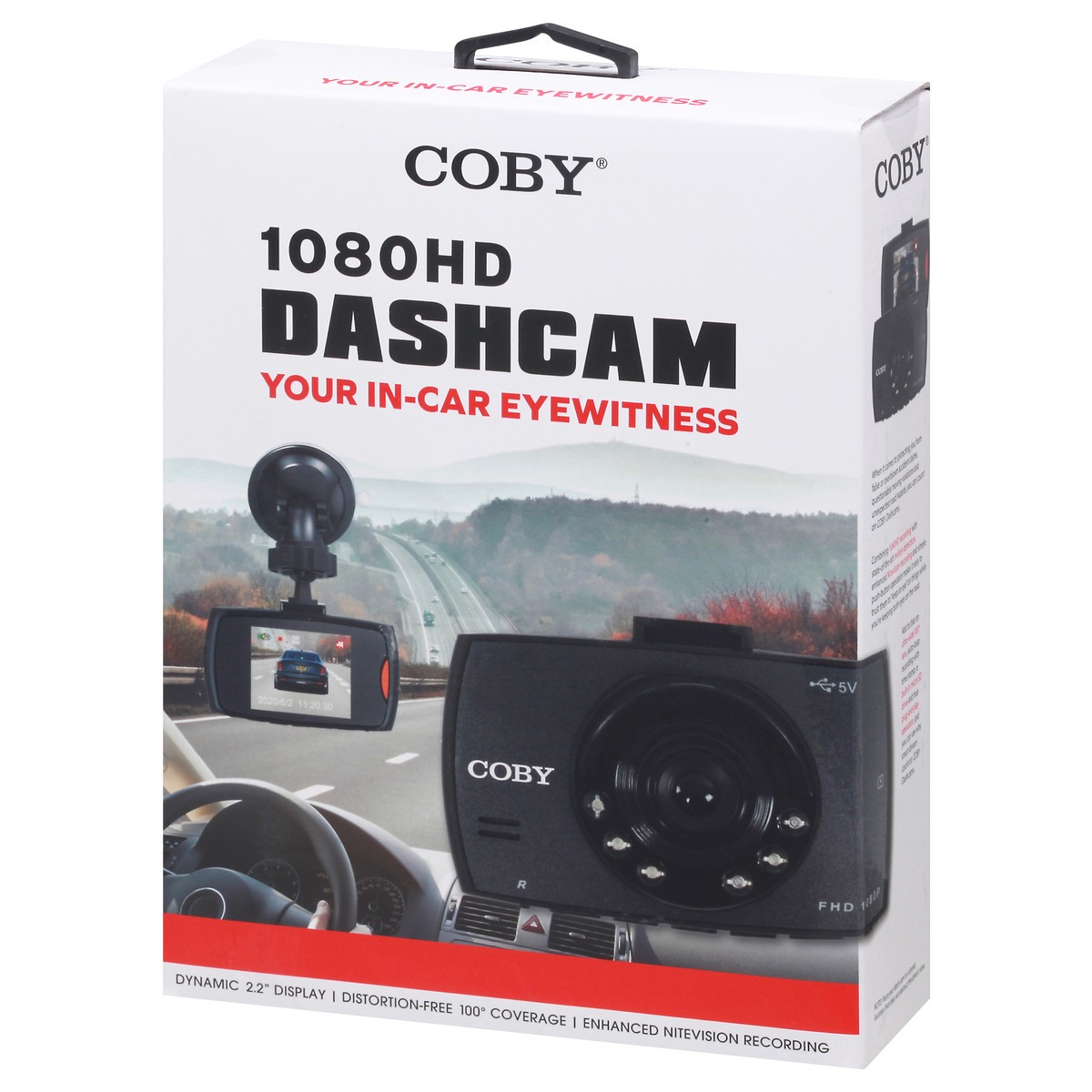 slide 2 of 4, Coby 1080 HD Dash Cameras 1 ea, 1 ct