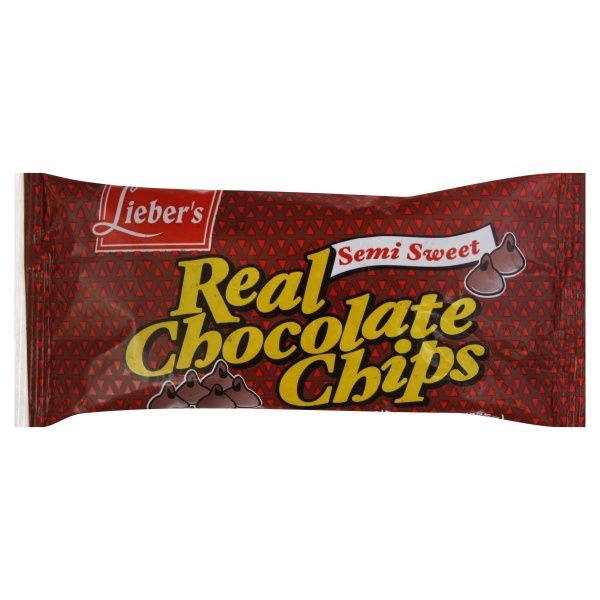 slide 1 of 1, Lieber's Real Semisweet Chocolate Chips, 9 oz