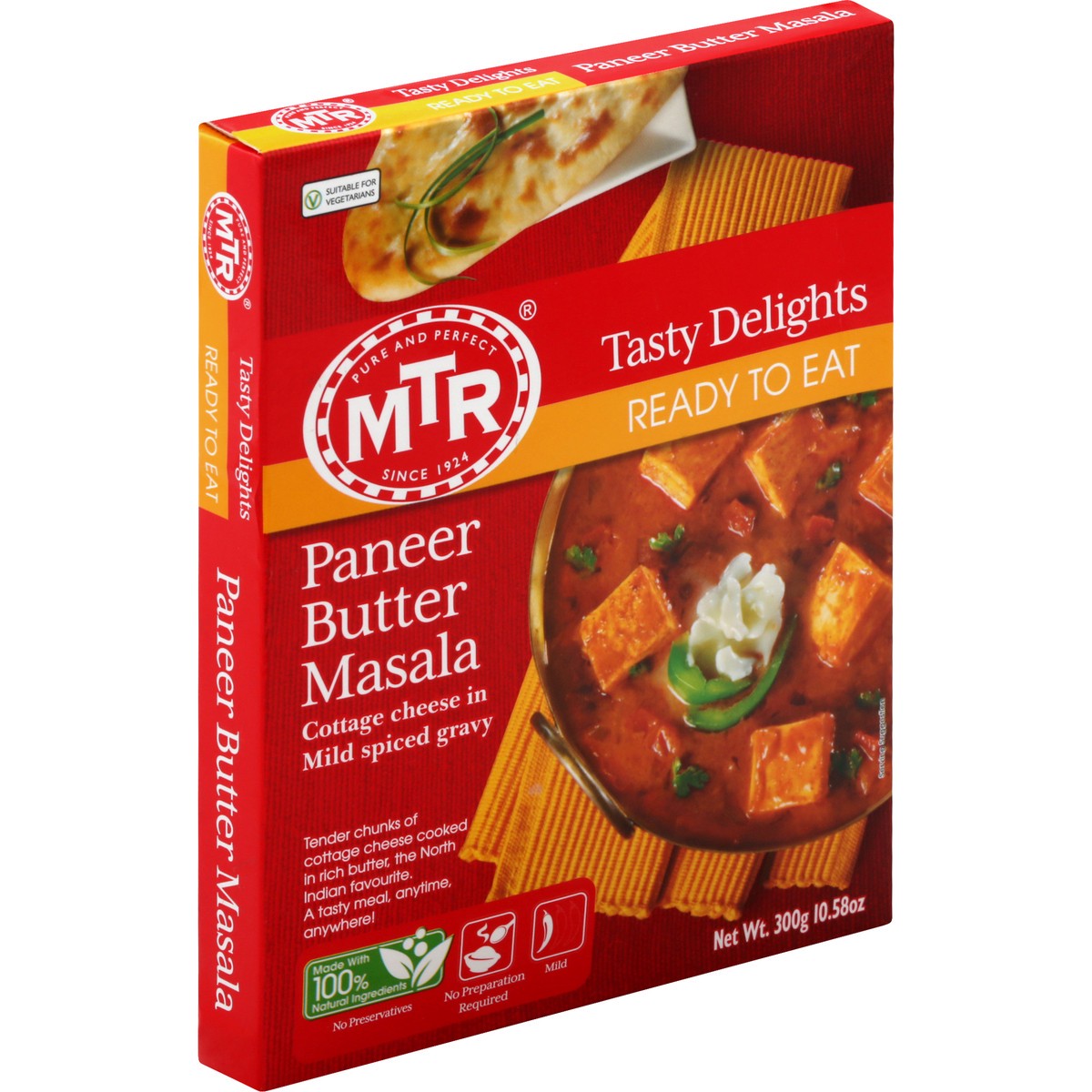 slide 2 of 10, MTR Ready to Eat Paneer Butter Masala, 10.56 oz