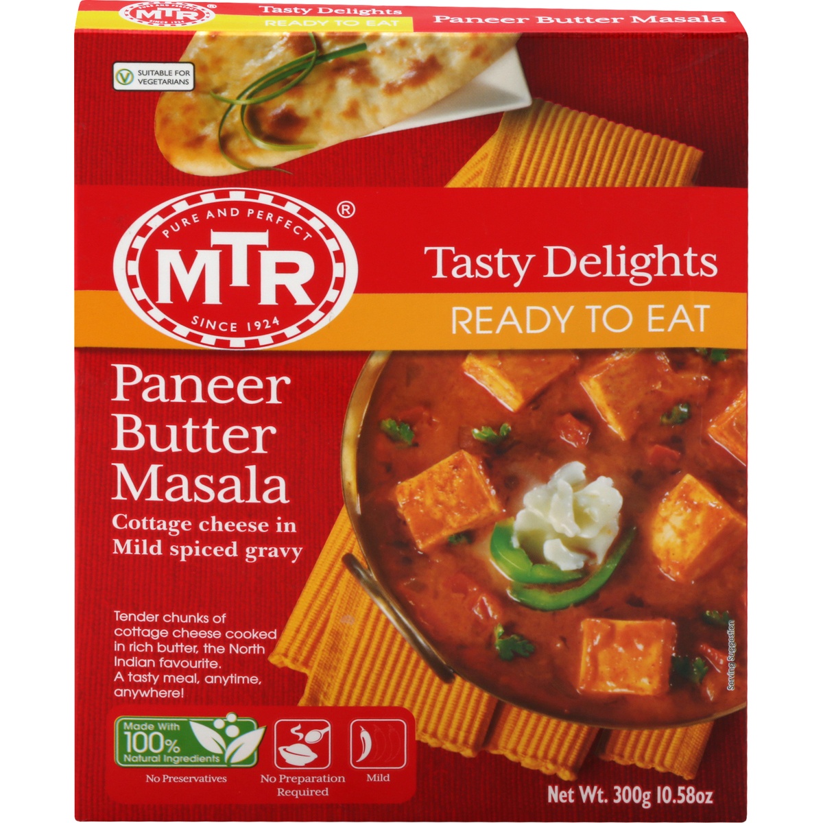 slide 1 of 1, MTR Ready to Eat Paneer Butter Masala, 10.56 oz