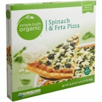 slide 1 of 1, Simple Truth Organic Spinach & Feta Pizza, 16.25 oz