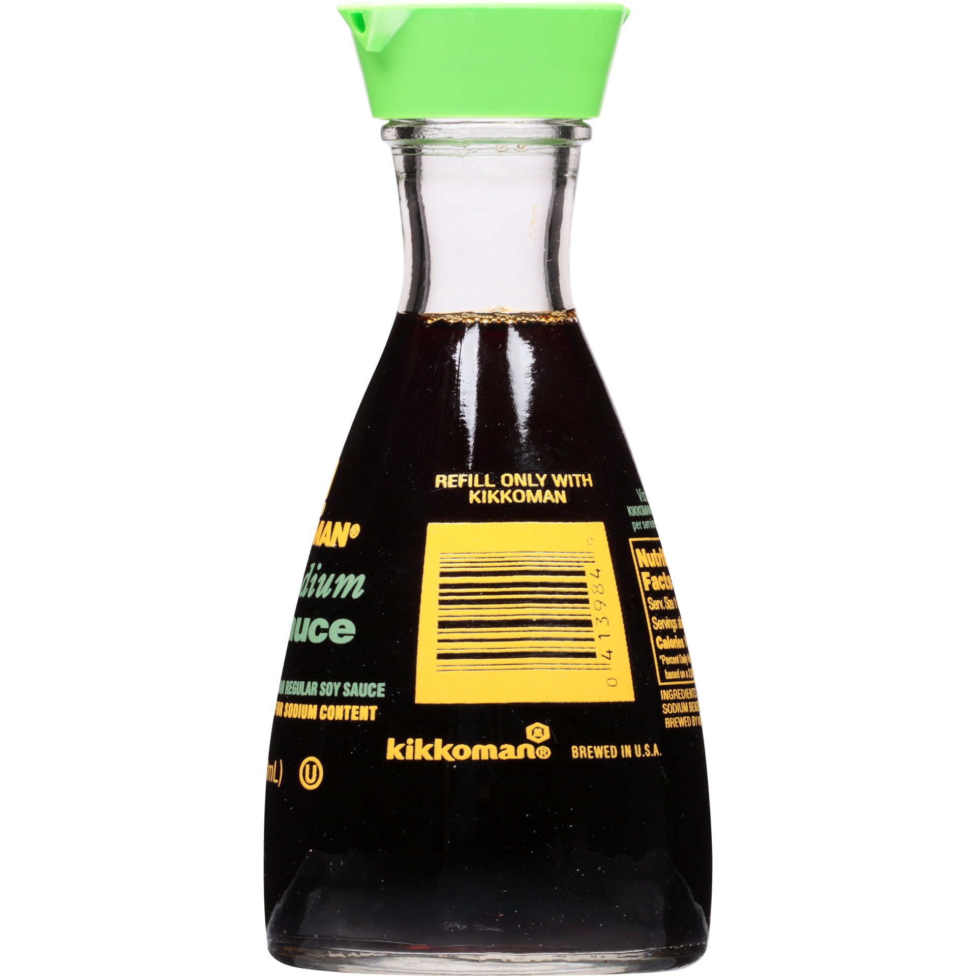 slide 4 of 6, Kikkoman Less Sodium Soy Sauce 5 fl oz, 5 fl oz