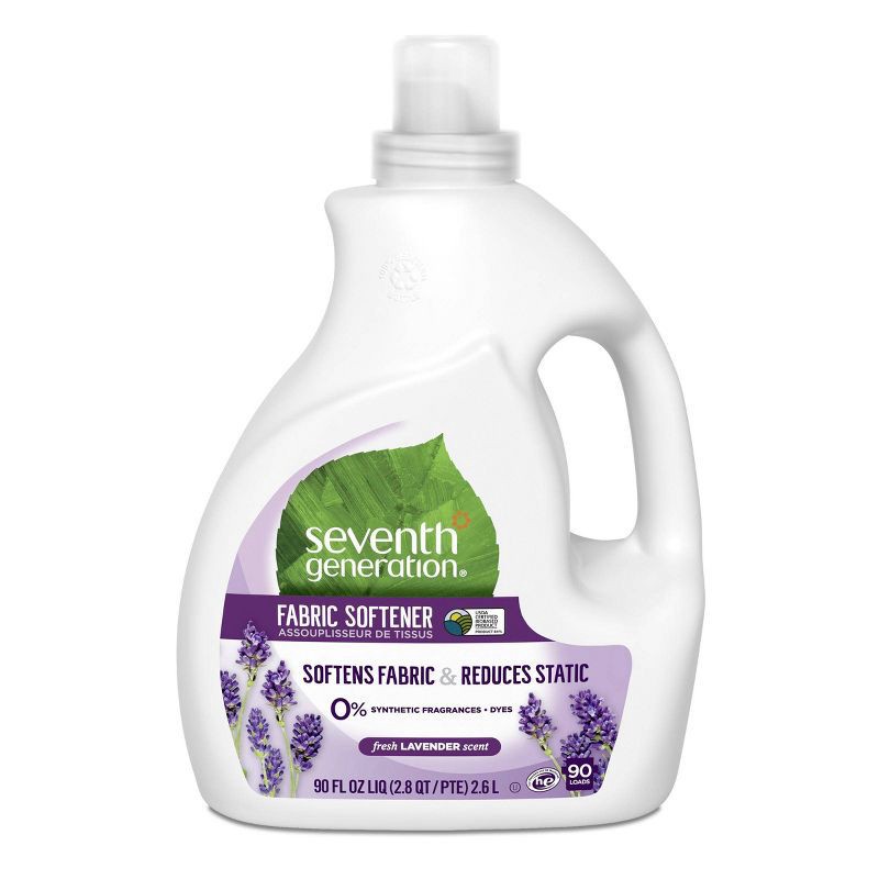 slide 1 of 8, Seventh Generation Fabric Softener - Lavender - 90 fl oz, 90 fl oz