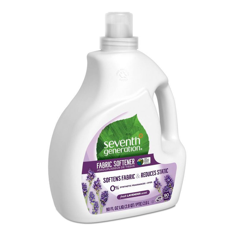 slide 3 of 8, Seventh Generation Fabric Softener - Lavender - 90 fl oz, 90 fl oz