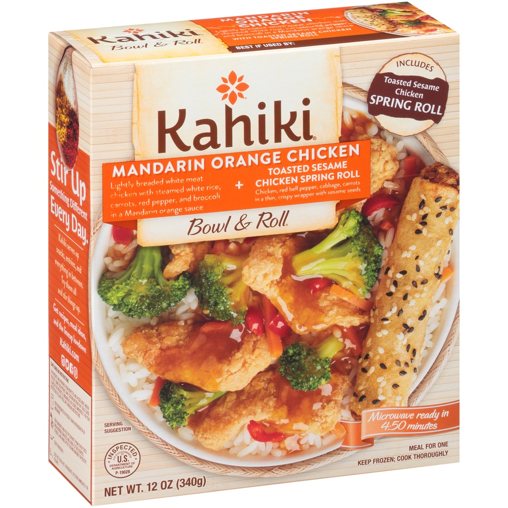 slide 2 of 8, Kahiki Bowl & Stix Mandarin Orange Chicken, 12 oz