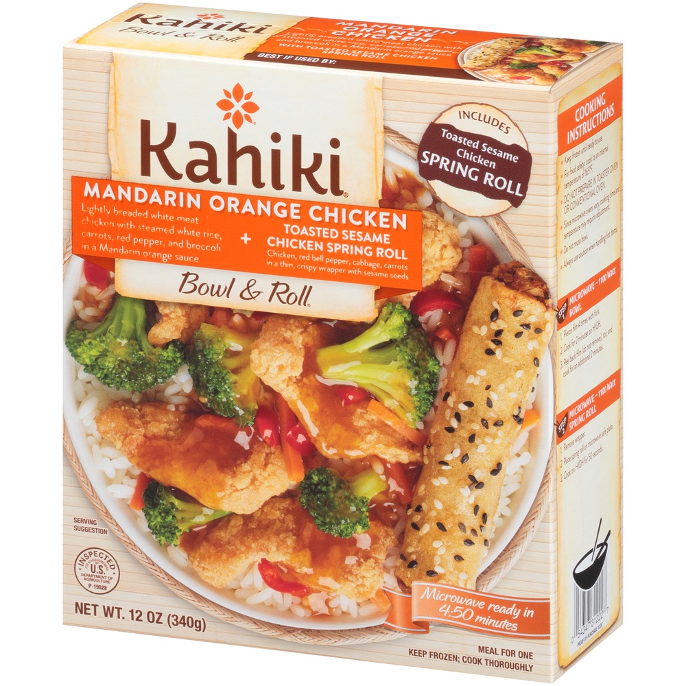 slide 3 of 8, Kahiki Bowl & Stix Mandarin Orange Chicken, 12 oz