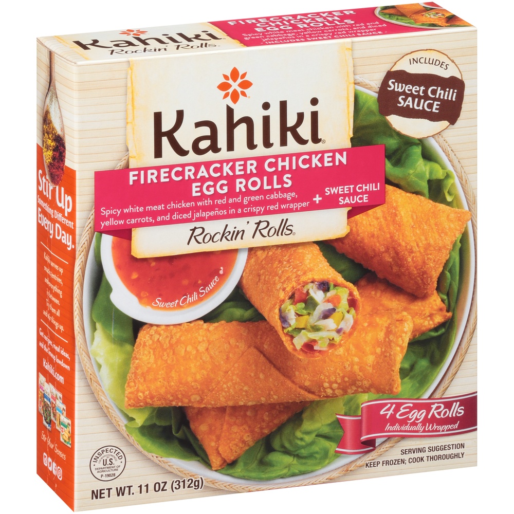 slide 2 of 8, Kahiki Firecracker Chicken Eggrolls, 11 oz