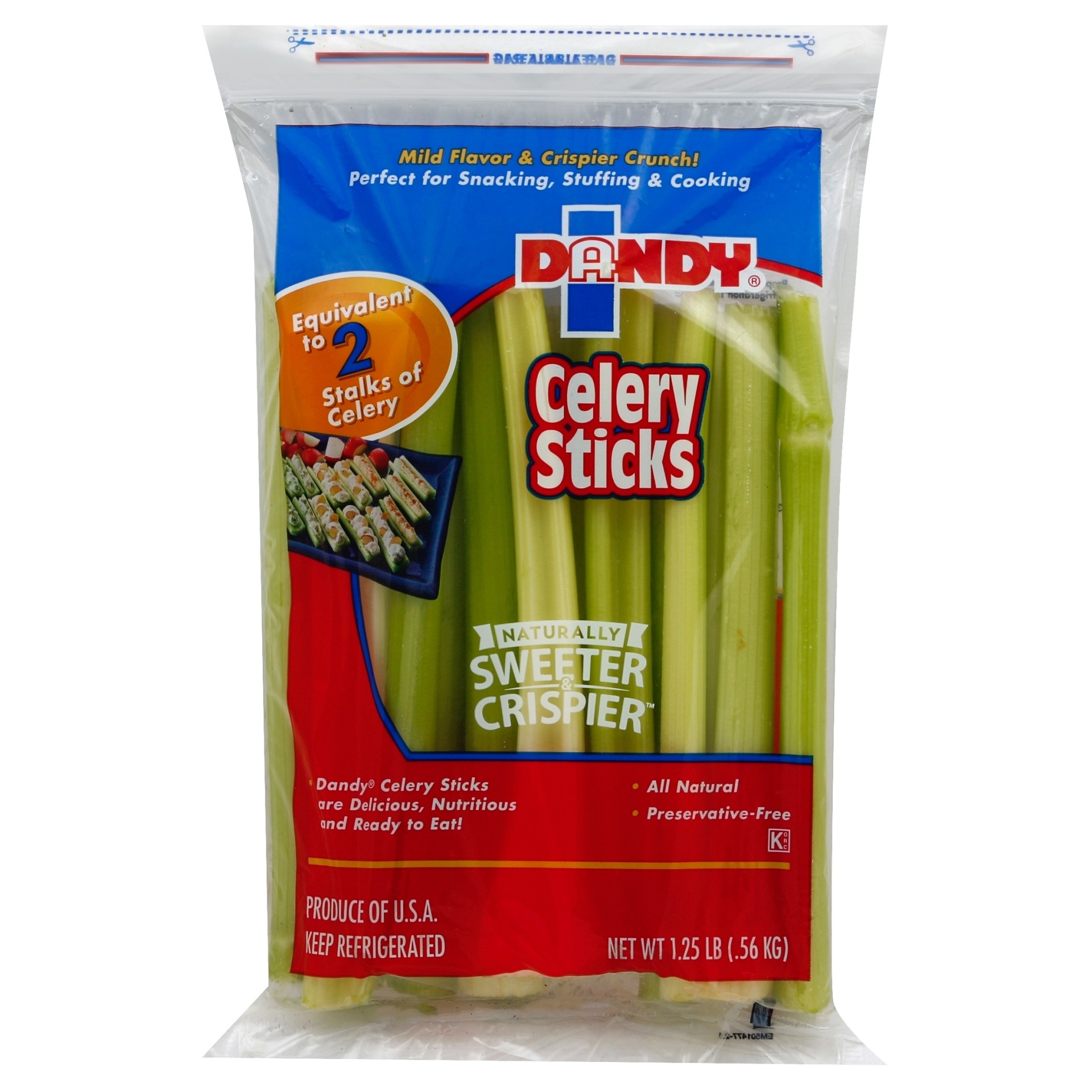 slide 1 of 1, DANDY Celery Sticks, 1.25 lb