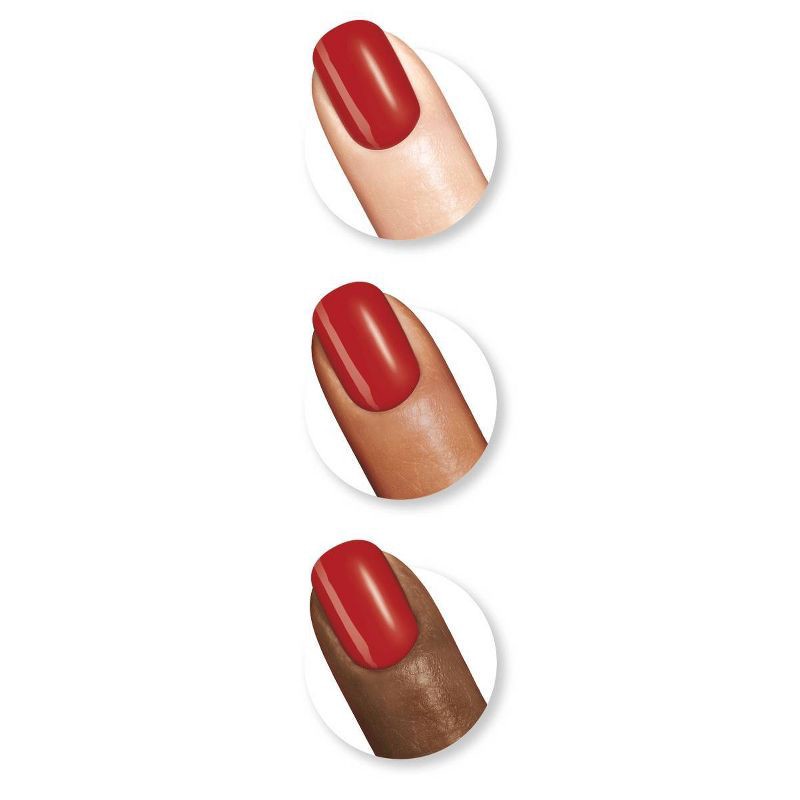 slide 3 of 9, Sally Hansen Miracle Gel Nail Color - 449/680 Rhapsody Red - 0.5 fl oz, 0.5 fl oz
