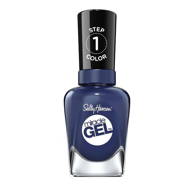 slide 1 of 4, Sally Hansen Miracle Gel Nail Color - 609/445 Midnight Mod - 0.5 fl oz, 0.5 fl oz