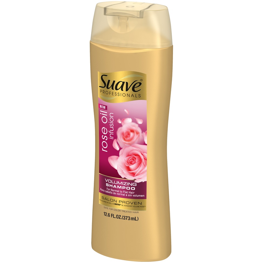 slide 3 of 4, Suave Professionals Rose Oil Infusion Shampoo, 12.6 fl oz