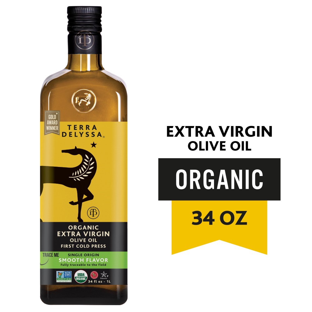 slide 1 of 6, Terra Delyssa Organic Extra Virgin Olive Oil, 1 ct
