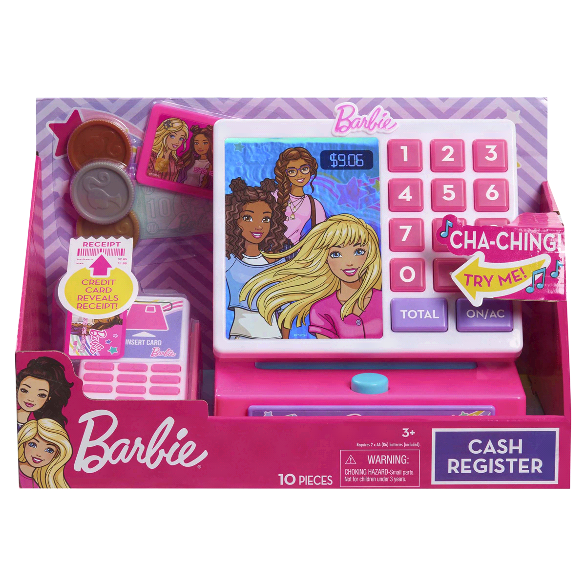 slide 1 of 9, Barbie Cash Register, 1 ct