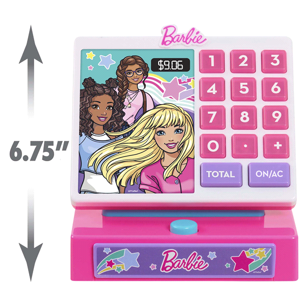 slide 6 of 9, Barbie Cash Register, 1 ct