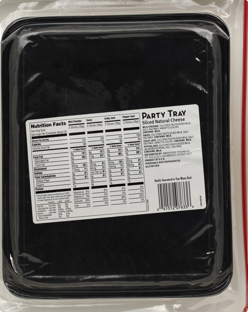 slide 2 of 6, First Street Sliced Cheese Party Tray, 2 lb