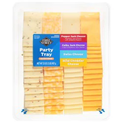 First Street Sliced Cheese Party Tray
