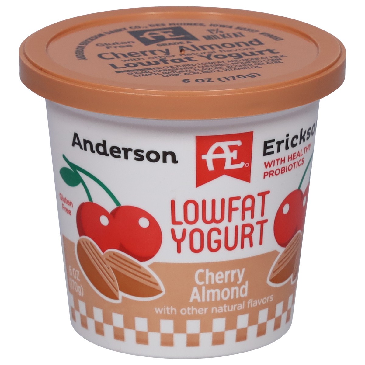 slide 7 of 11, Anderson Erickson Dairy Lowfat Cherry Almond Yogurt 6 oz, 6 oz