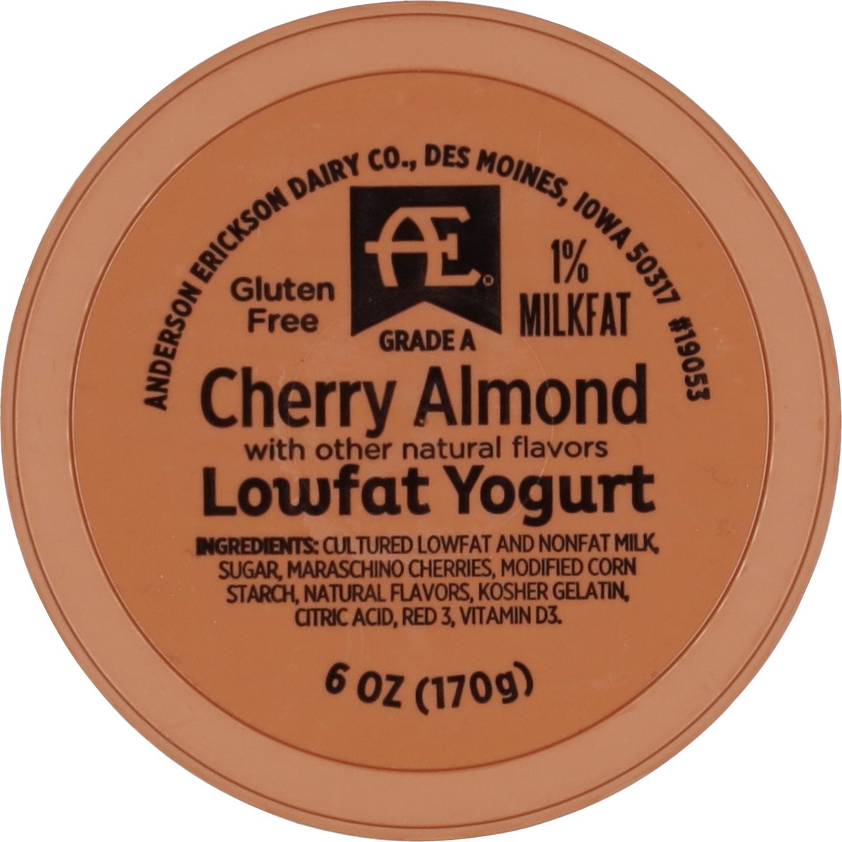 slide 4 of 11, Anderson Erickson Dairy Lowfat Cherry Almond Yogurt 6 oz, 6 oz