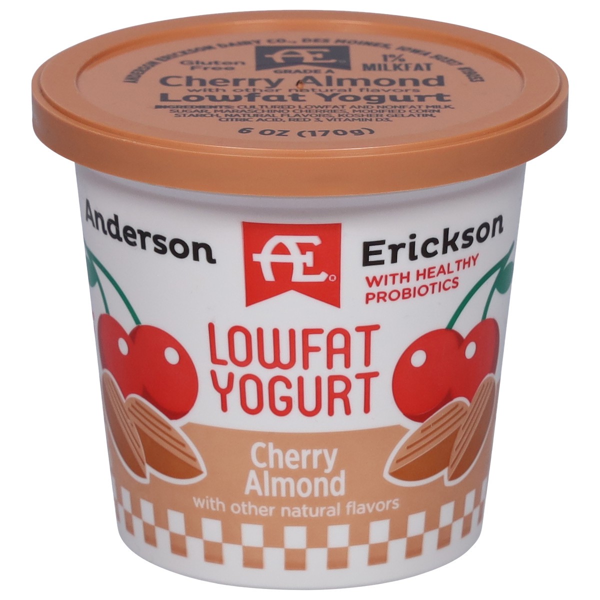 slide 9 of 11, Anderson Erickson Dairy Lowfat Cherry Almond Yogurt 6 oz, 6 oz