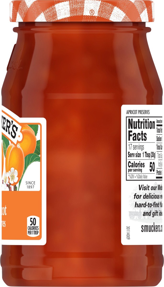 slide 2 of 14, Smucker's Apricot Preserves, 12 Ounces, 12 oz