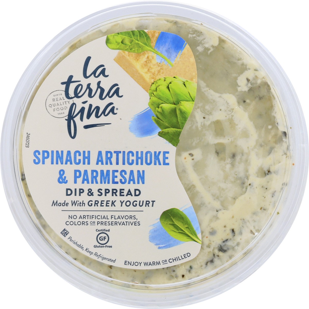 slide 13 of 13, La Terra Fina Spinach Artichoke & Parmesan Dip & Spread 10 oz, 10 oz