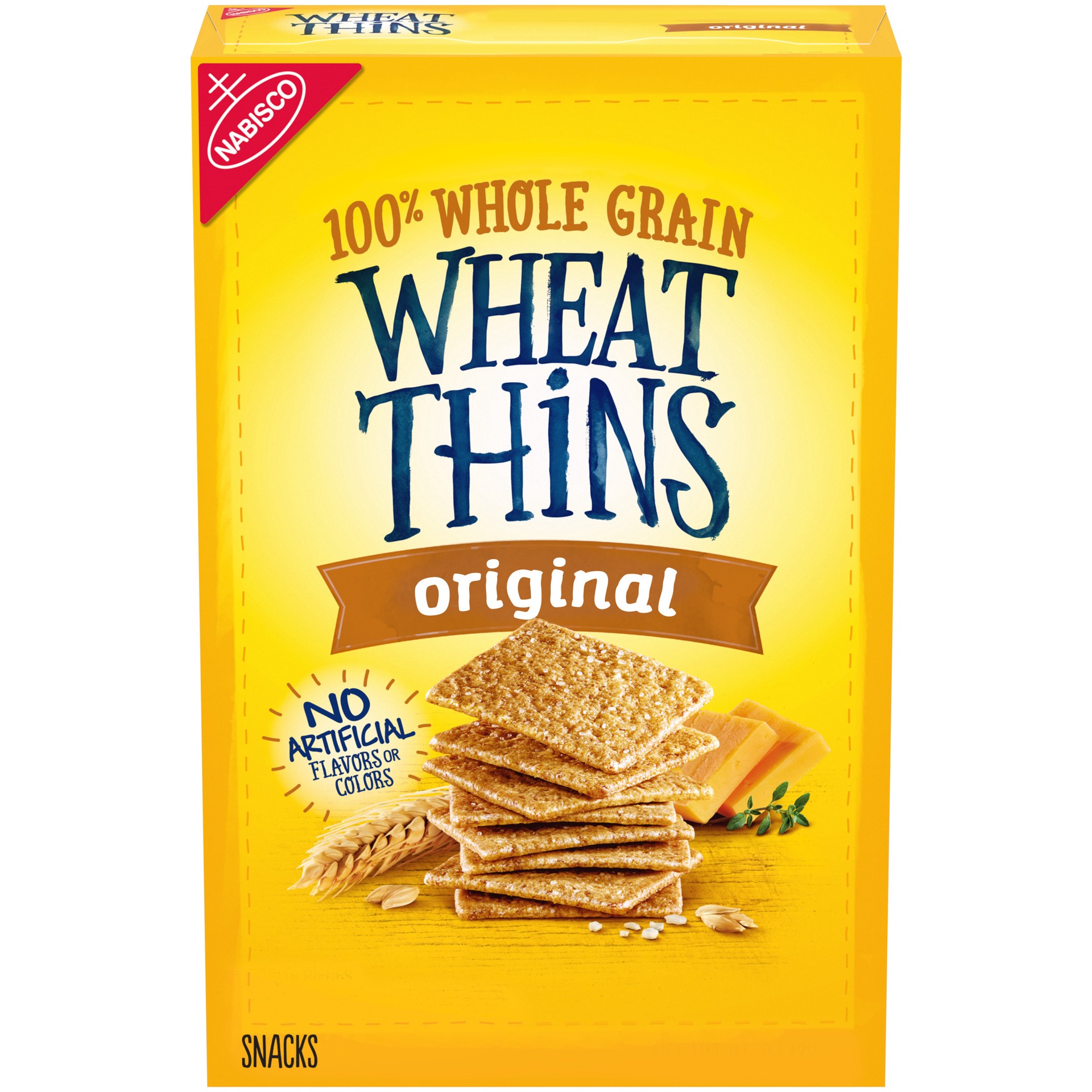 slide 1 of 9, Wheat Thins Original Whole Grain Wheat Crackers, 8.5 oz, 8.5 oz