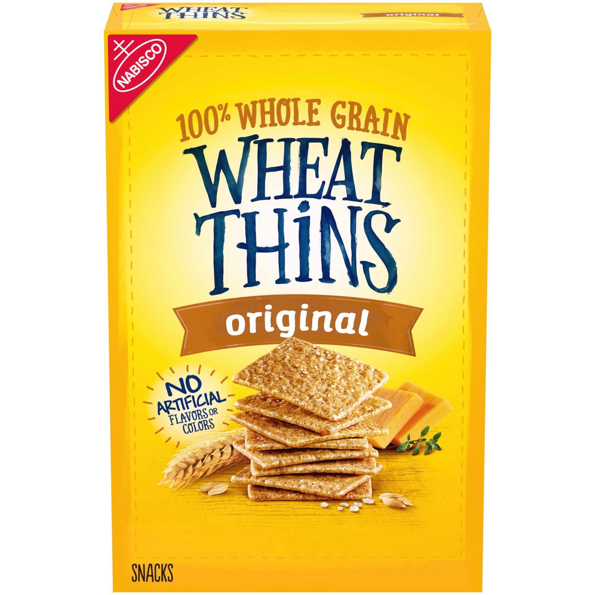slide 1 of 1, Wheat Thins Original Whole Grain Wheat Crackers, 8.5 oz
