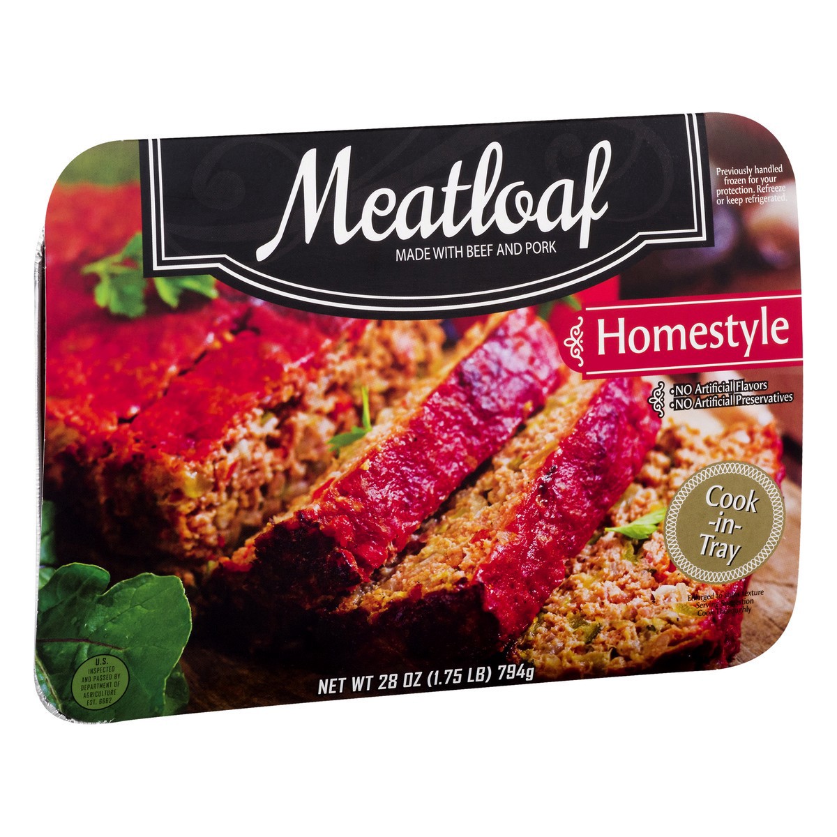slide 9 of 9, Birchwood Foods Homestyle Meatloaf 28 oz, 28 oz