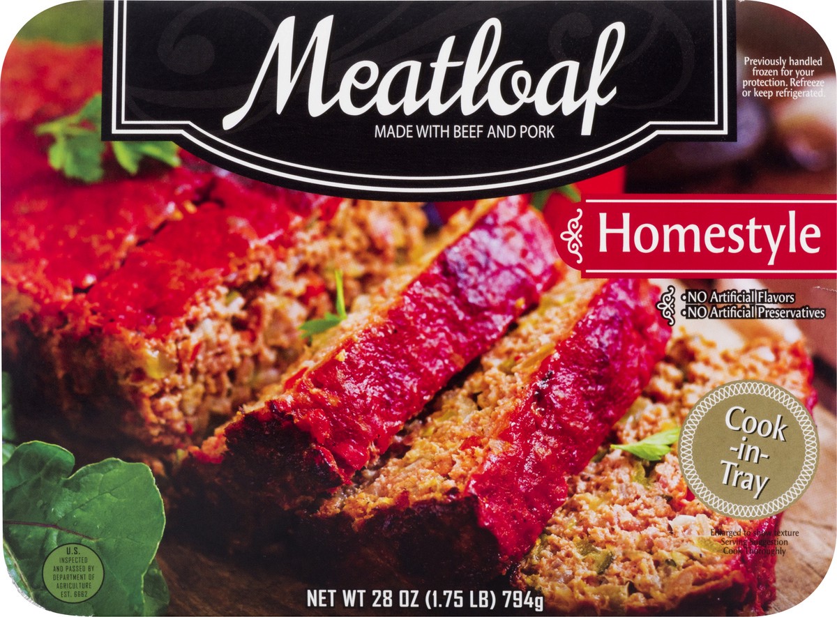 slide 1 of 9, Birchwood Foods Homestyle Meatloaf 28 oz, 28 oz
