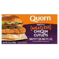 slide 5 of 13, Quorn Meatless Homestyle ChiQin Cutlets, 9.7 oz