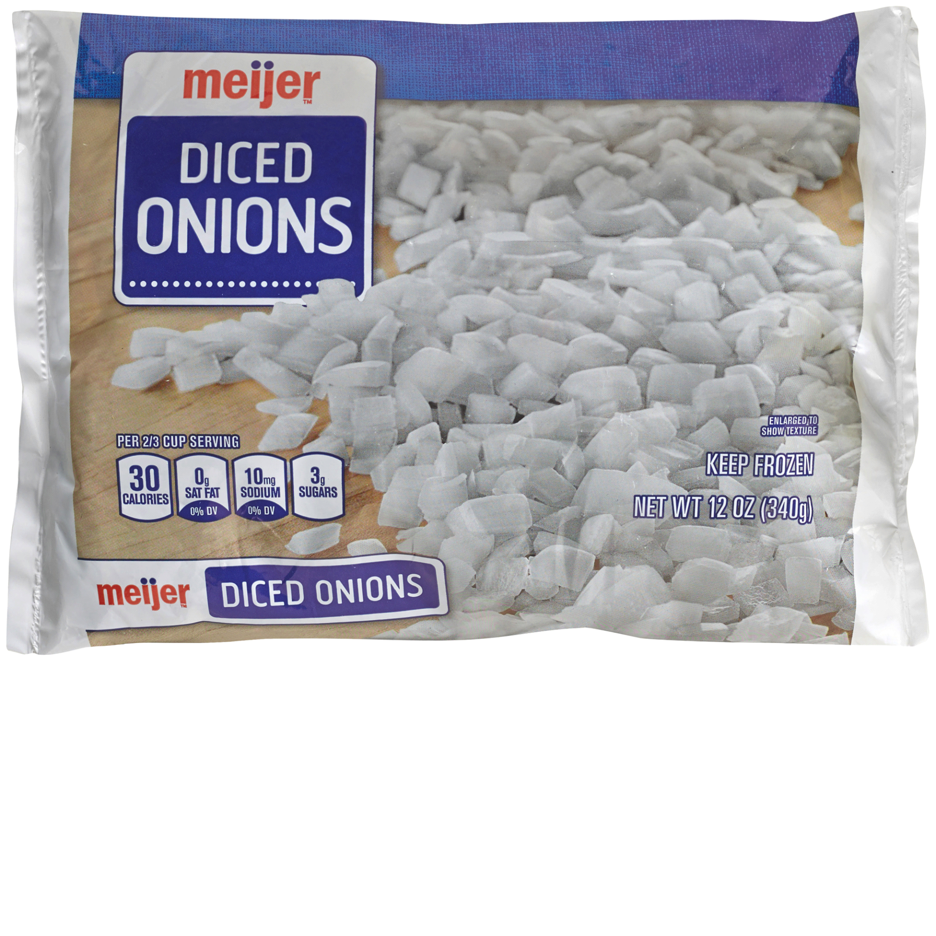 slide 1 of 1, Meijer Diced Onions, 12 oz