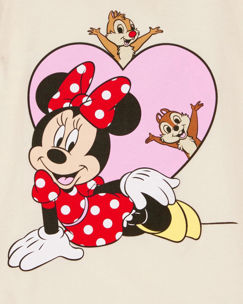 slide 2 of 3, Carter's Carters Toddler Minnie Mouse Tee Ivory 5T, 1 ct