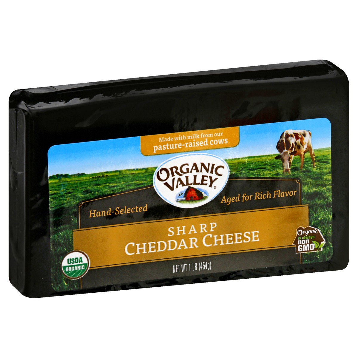 slide 9 of 12, Organic Valley Sharp Cheddar Cheese 1 lb, 1 lb