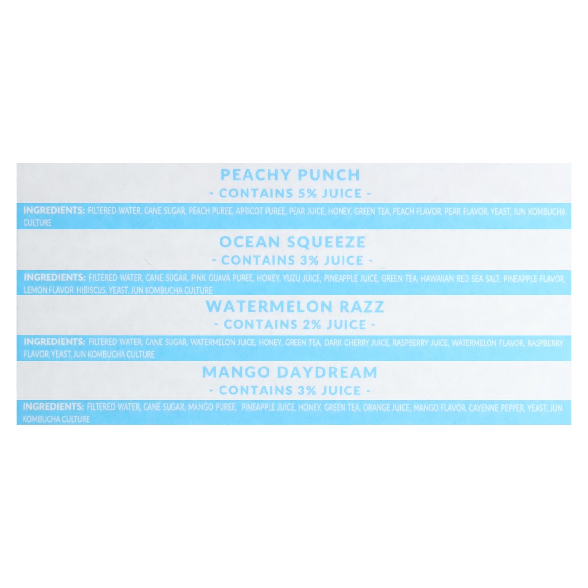 slide 13 of 13, JuneShine Hard Kombucha Oasis Variety 8 - 12 fl oz Cans, 8 ct