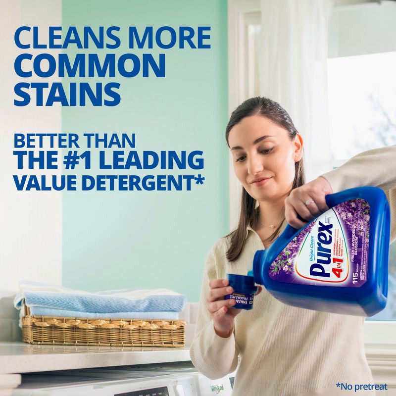 slide 2 of 10, Purex Fresh Lavender Blossom HE Liquid Laundry Detergent 115 Loads - 150 fl oz, 150 fl oz
