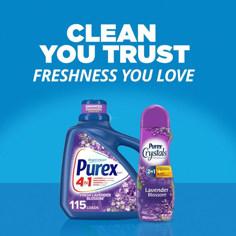 slide 3 of 10, Purex Fresh Lavender Blossom HE Liquid Laundry Detergent 115 Loads - 150 fl oz, 150 fl oz
