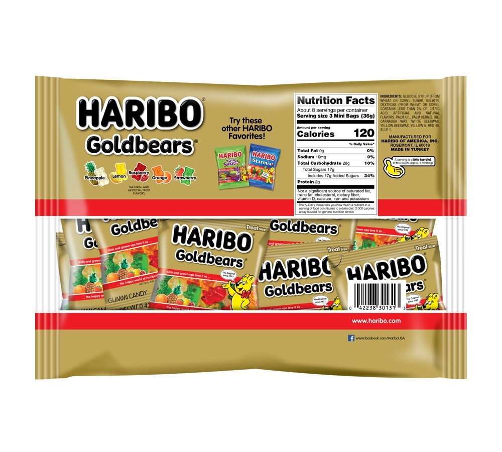 slide 2 of 3, Haribo Goldbears, 9.5 oz