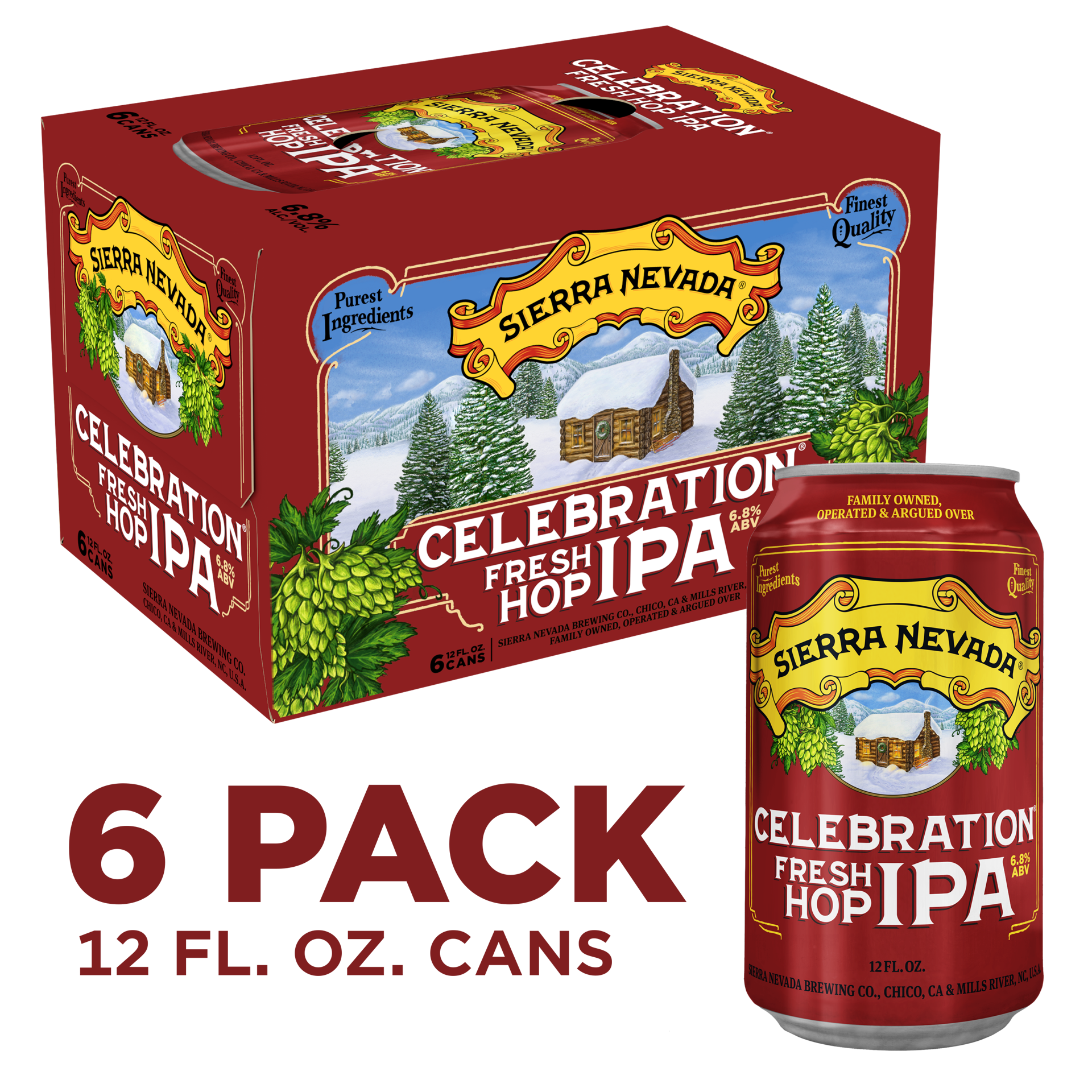 slide 1 of 10, Seasonal Beer Sierra Nevada Seasonal Craft Beer 6 Pack (12oz Cans), 6 ct; 12 oz