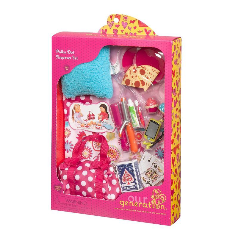 slide 4 of 4, Our Generation Pizza Party Sleepover Accessory Set, 1 ct