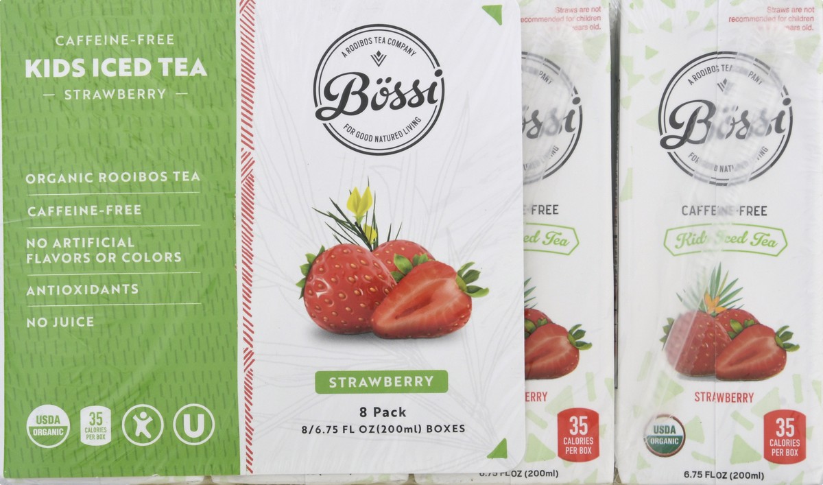 slide 6 of 13, Bossi Caffeine Free Kids 8 Pack Strawberry Iced Tea 8 ea - 8 ct, 8 ct