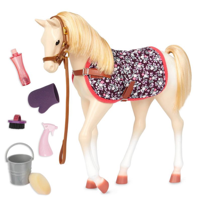 slide 6 of 8, Our Generation Palomino Horse Foal Accessory Set for 18" Dolls, 1 ct