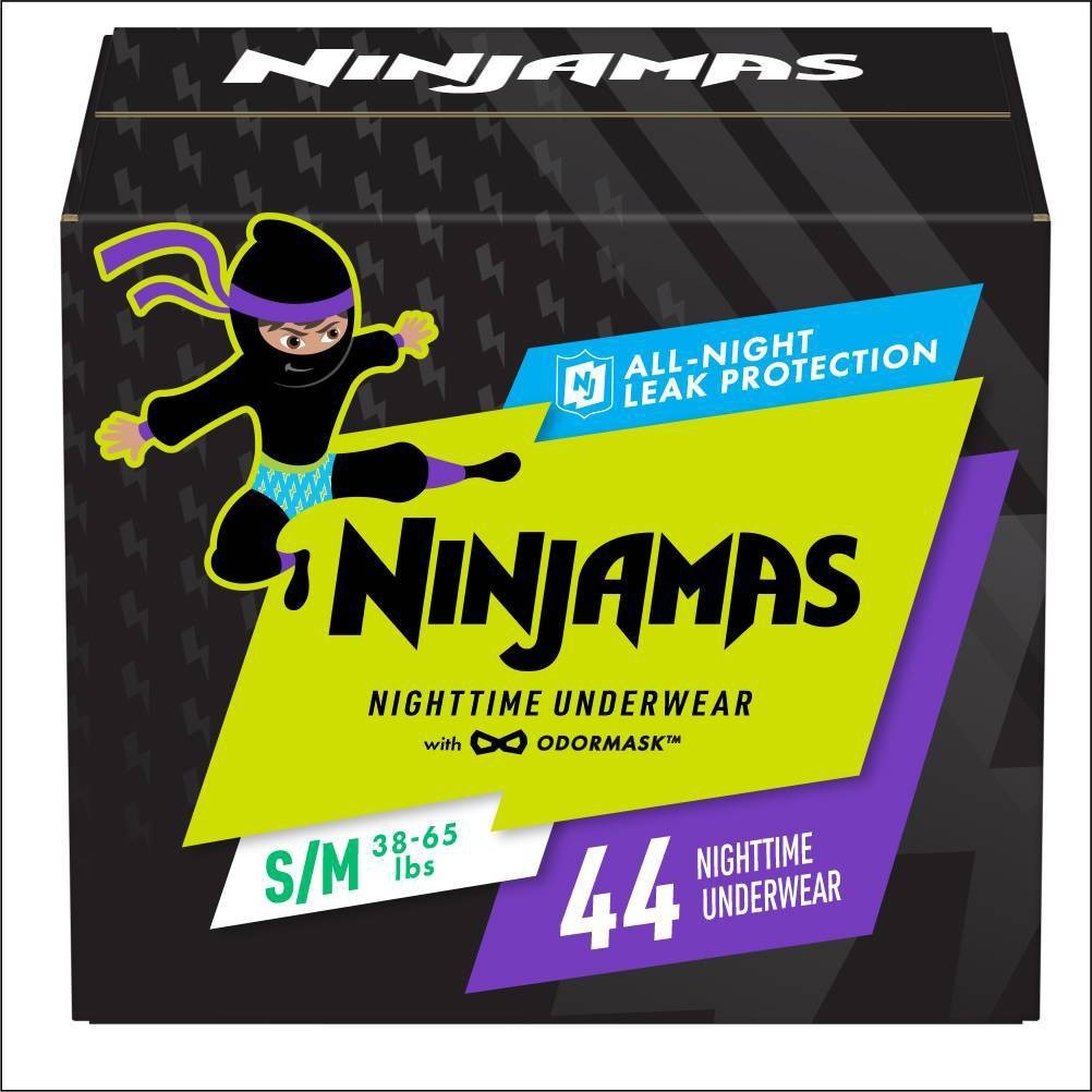 slide 1 of 7, Pampers Ninjamas Nighttime Bedwetting Underwear Boy - Size S/M - 44ct, 44 ct