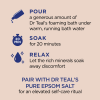 slide 10 of 29, Dr. Teal's Foaming Bath with Pure Epsom Salt Shea Butter & Almond Oil, 34 oz