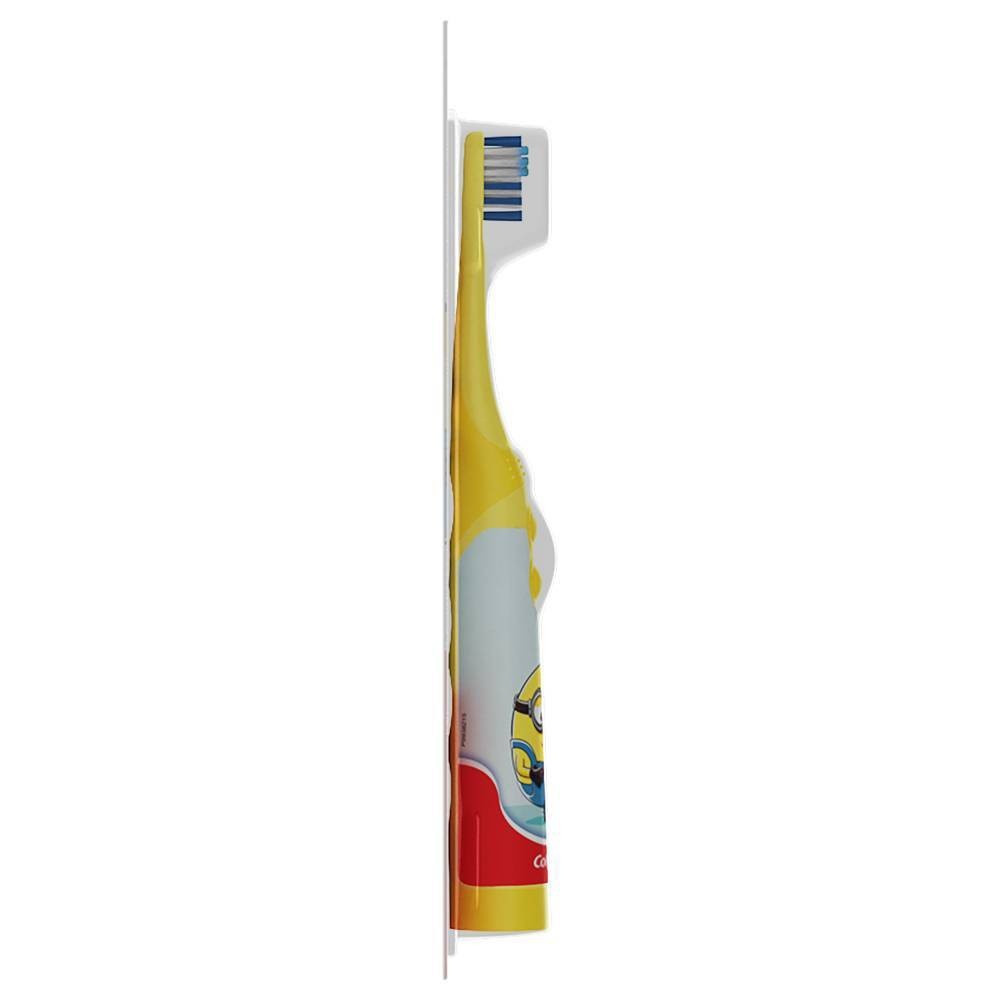 slide 5 of 5, Colgate Kids Battery Toothbrush - Extra Soft - Minions, 1 ct