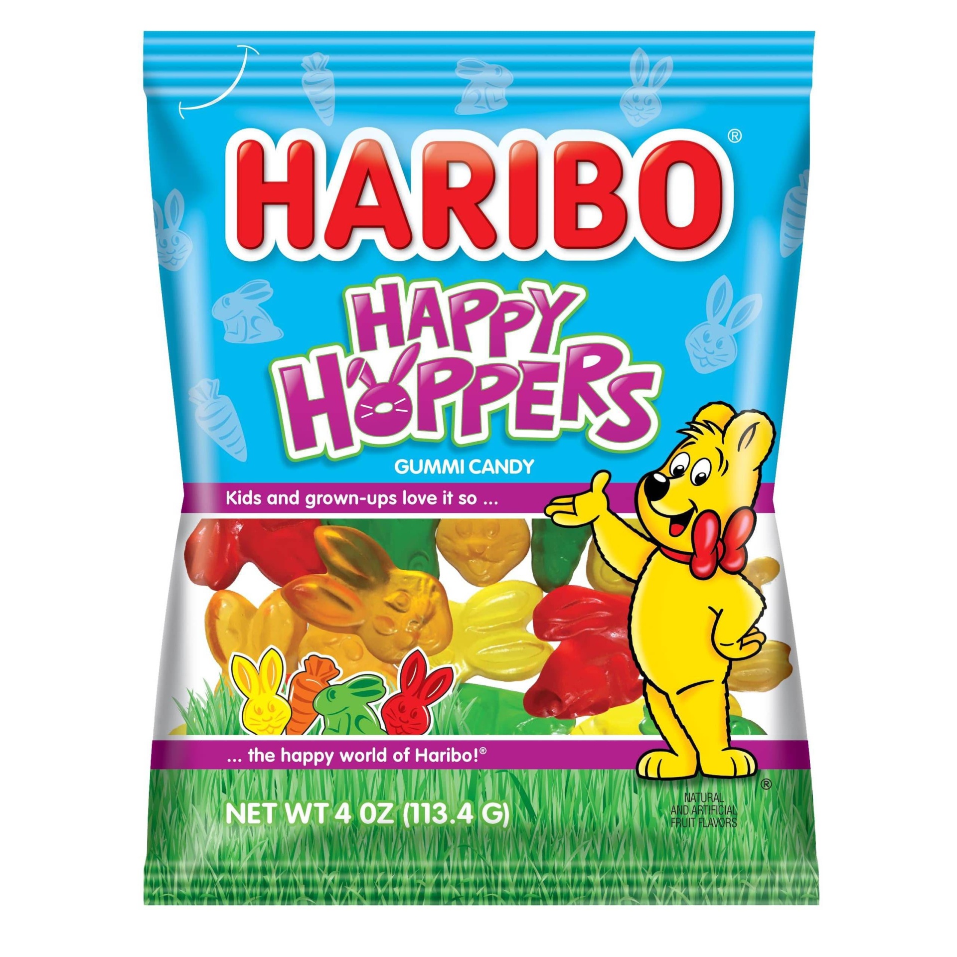 slide 1 of 5, Haribo Easter Happy Hoppers Gummy Candy - 4oz, 4 oz